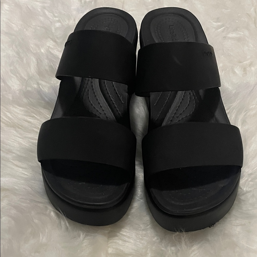 CROCS Black Women's Sandals